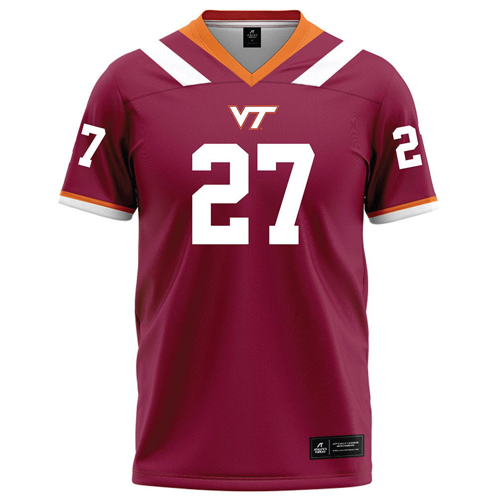 Virginia Tech - NCAA Football : Marcellous Hawkins - Maroon Football Jersey-0