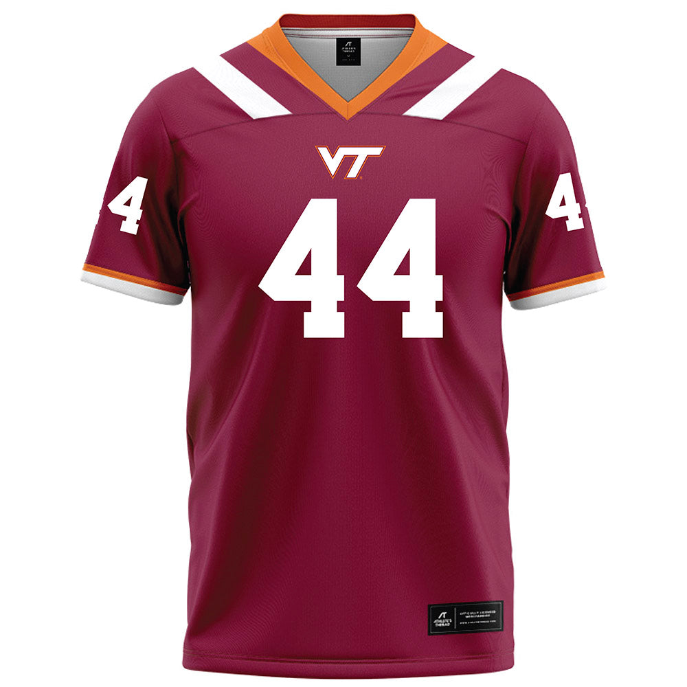 Virginia Tech - NCAA Football : Matt Henderson - Maroon Football Jersey-0