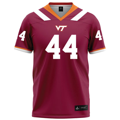 Virginia Tech - NCAA Football : Matt Henderson - Maroon Football Jersey-0