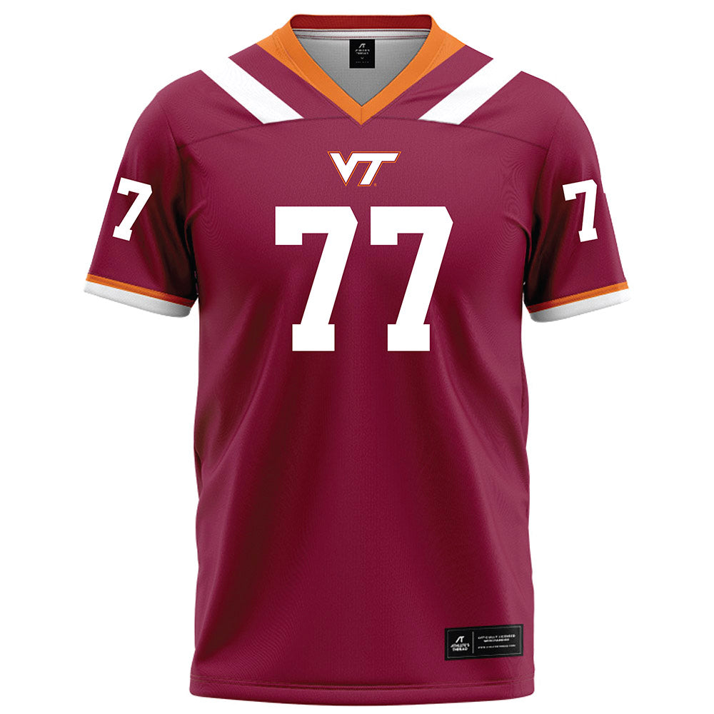 Virginia Tech - NCAA Football : Brody Meadows - Maroon Football Jersey-0