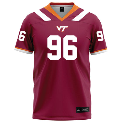 Virginia Tech - NCAA Football : Christian Epling - Maroon Football Jersey-0