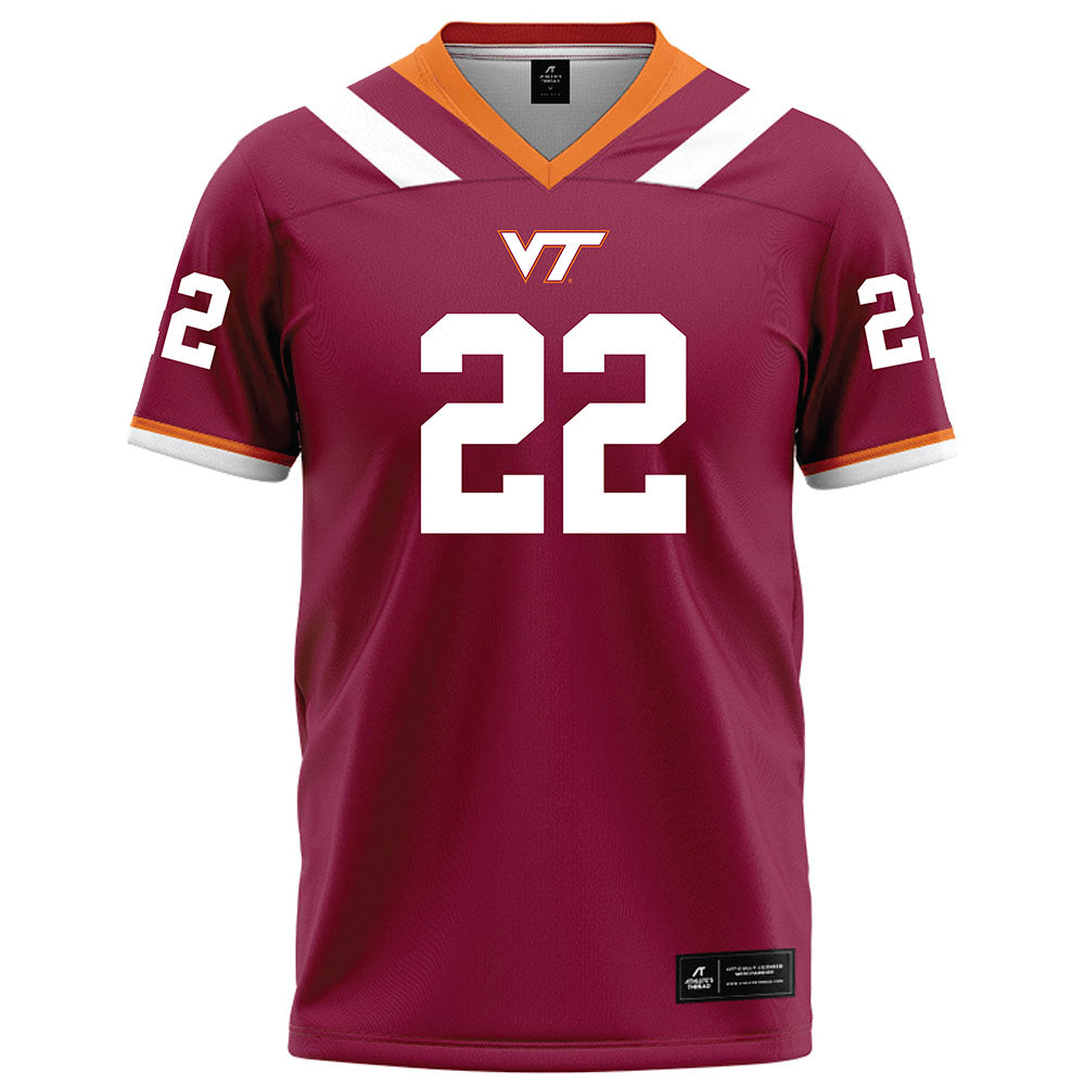 Virginia Tech - NCAA Football : Bryce Baker - Maroon Football Jersey-0