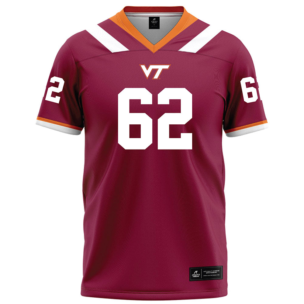 Virginia Tech - NCAA Football : Kyle Altuner - Maroon Football Jersey-0