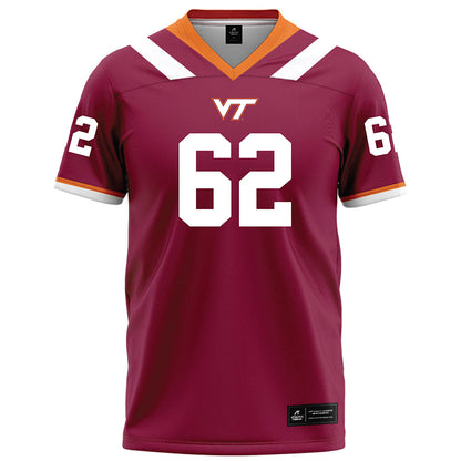 Virginia Tech - NCAA Football : Kyle Altuner - Maroon Football Jersey-0
