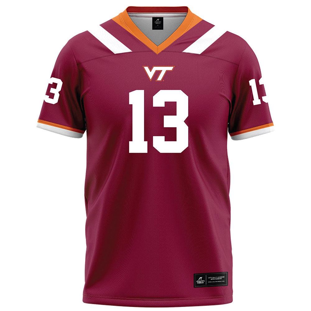 Virginia Tech - NCAA Football : Kemari Copeland - Maroon Football Jersey-0