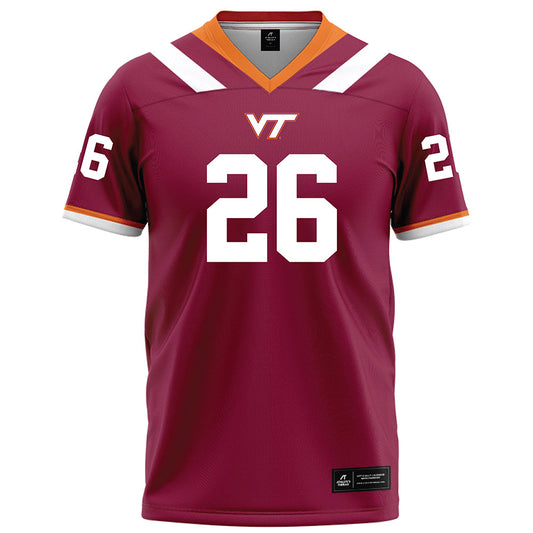 Virginia Tech - NCAA Football : Antwone Santiago - Maroon Football Jersey-0