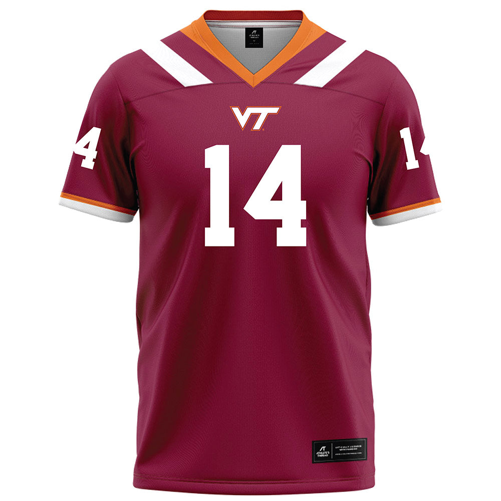 Virginia Tech - NCAA Football : Sheldon Robinson - Maroon Football Jersey-0