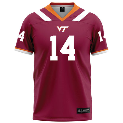 Virginia Tech - NCAA Football : Sheldon Robinson - Maroon Football Jersey-0