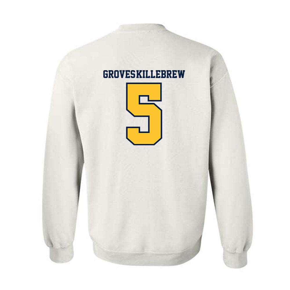 UC Berkeley - NCAA Football : Marquis Groves-Killebrew - Sports Shersey Crewneck Sweatshirt-1