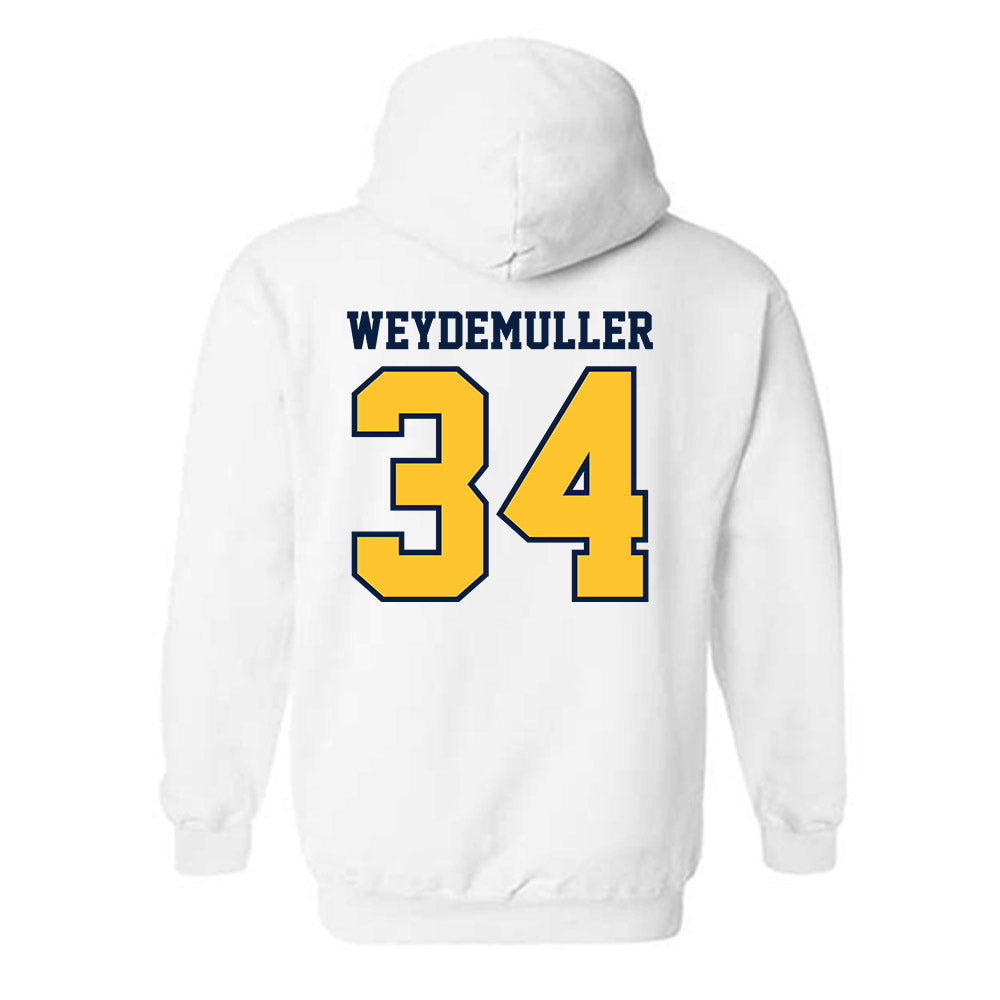 UC Berkeley - NCAA Football : Tobey Weydemuller - Sports Shersey Hooded Sweatshirt-1