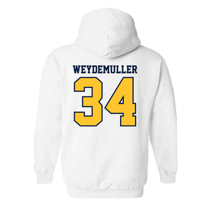 UC Berkeley - NCAA Football : Tobey Weydemuller - Sports Shersey Hooded Sweatshirt-1