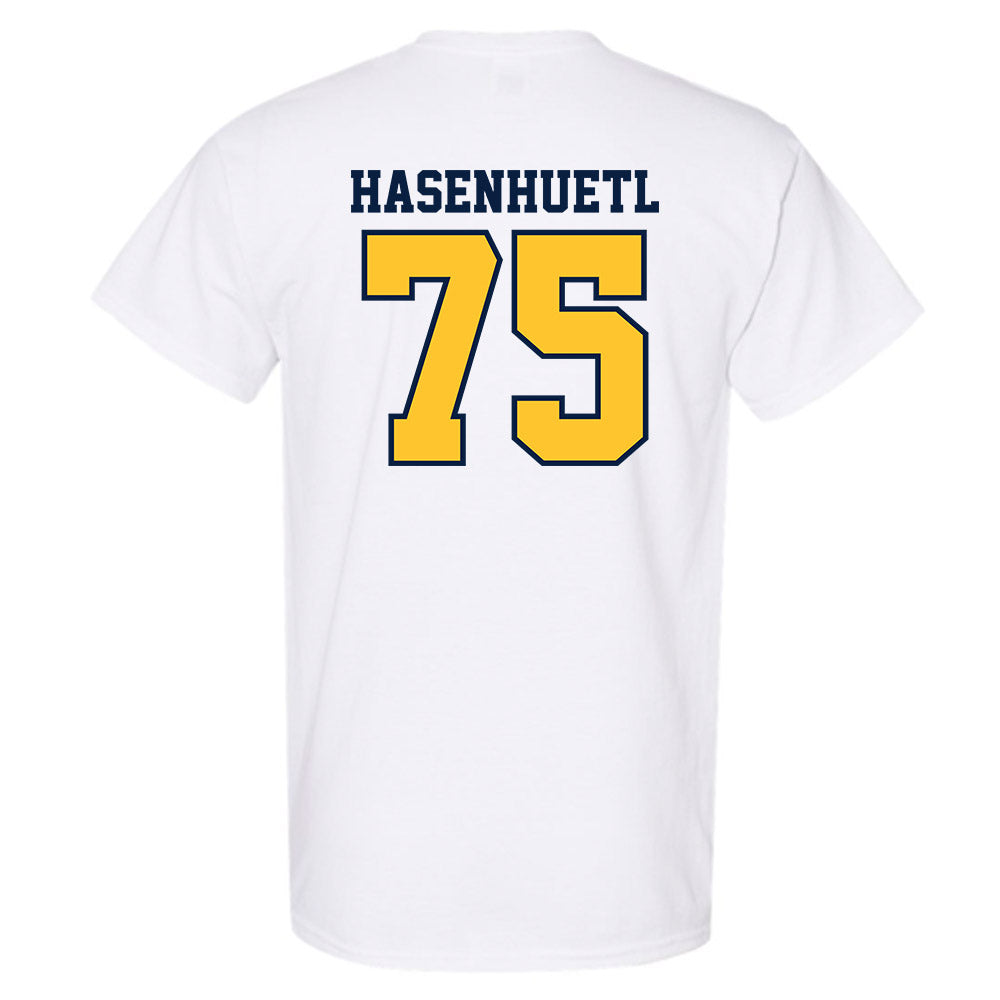 UC Berkeley - NCAA Football : Justin Hasenhuetl - Sports Shersey T-Shirt-1