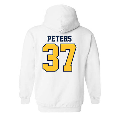 UC Berkeley - NCAA Football : Erik Peters - Sports Shersey Hooded Sweatshirt-1