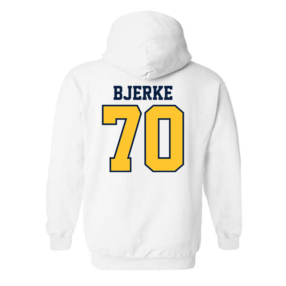 UC Berkeley - NCAA Football : Sam Bjerke - Sports Shersey Hooded Sweatshirt-1