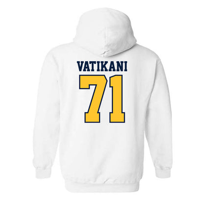 UC Berkeley - NCAA Football : Sioape Vatikani - Sports Shersey Hooded Sweatshirt-1