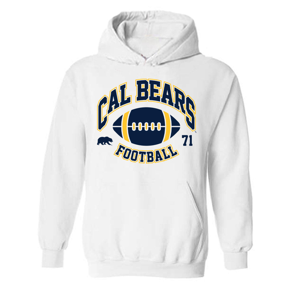 UC Berkeley - NCAA Football : Sioape Vatikani - Sports Shersey Hooded Sweatshirt-0