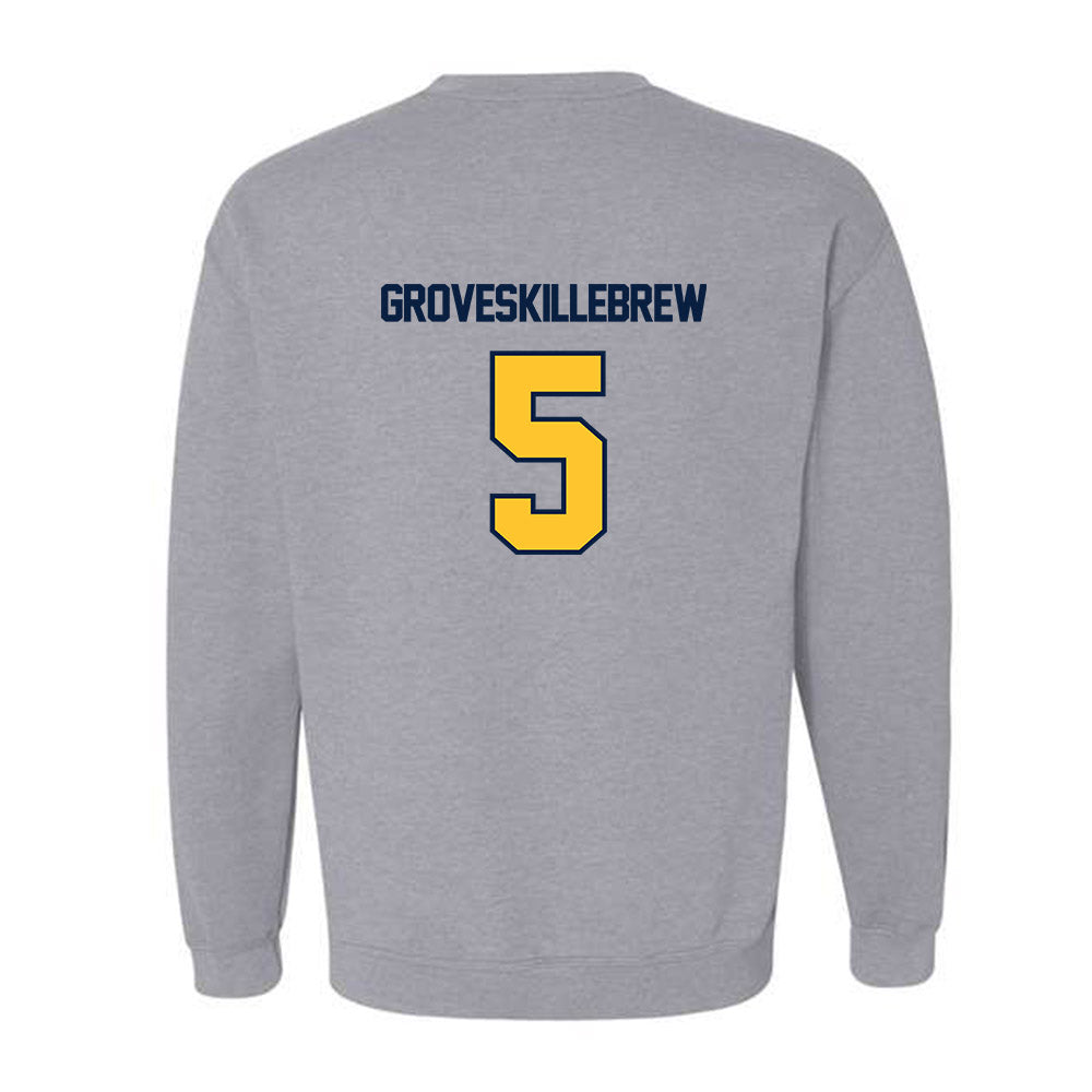 UC Berkeley - NCAA Football : Marquis Groves-Killebrew - Sports Shersey Crewneck Sweatshirt-1