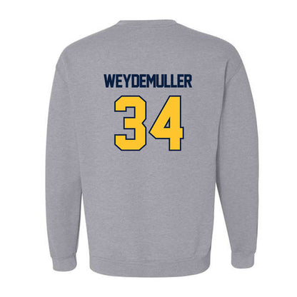 UC Berkeley - NCAA Football : Tobey Weydemuller - Sports Shersey Crewneck Sweatshirt-1
