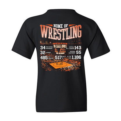 Oklahoma State - NCAA Wrestling : Ronnie Ramirez - Fashion Shersey Youth T-Shirt-1