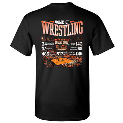 Oklahoma State - NCAA Wrestling : Jake Hamiti - Fashion Shersey T-Shirt-1