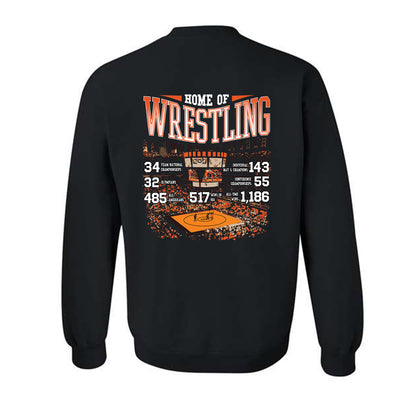Oklahoma State - NCAA Wrestling : Ishmael Guerrero - Fashion Shersey Crewneck Sweatshirt-1