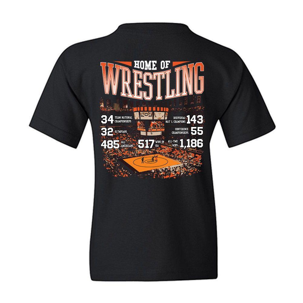 Oklahoma State - NCAA Wrestling : Alex Facundo - Fashion Shersey Youth T-Shirt-1