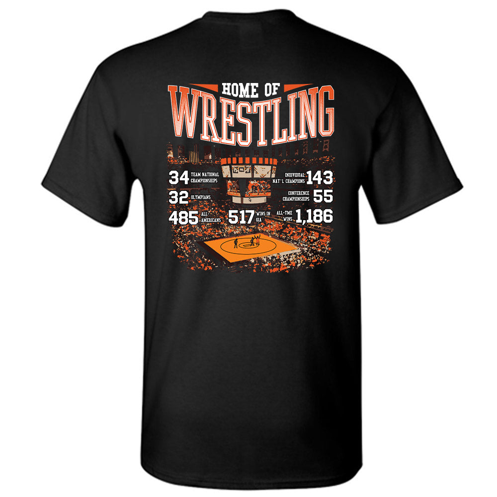 Oklahoma State - NCAA Wrestling : Dean Hamiti - Fashion Shersey T-Shirt-1