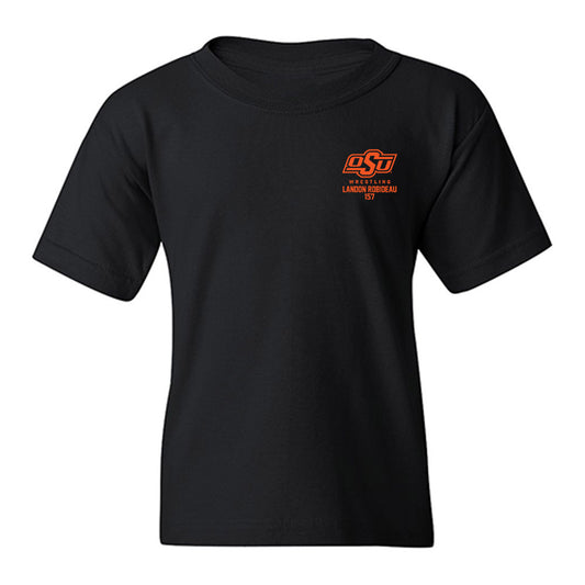 Oklahoma State - NCAA Wrestling : Landon Robideau - Fashion Shersey Youth T-Shirt-0