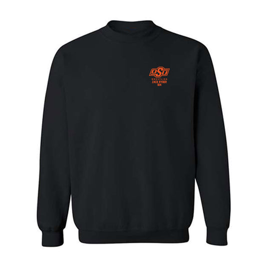 Oklahoma State - NCAA Wrestling : Zack Ryder - Fashion Shersey Crewneck Sweatshirt-0