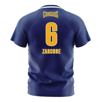 Canisius - NCAA Men's Soccer : AJ Zarcone - Navy Soccer Jersey