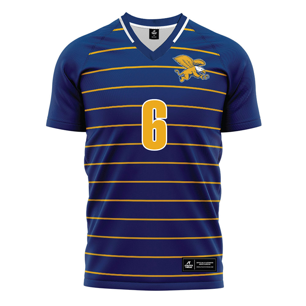 Canisius - NCAA Men's Soccer : AJ Zarcone - Navy Soccer Jersey