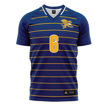 Canisius - NCAA Men's Soccer : AJ Zarcone - Navy Soccer Jersey