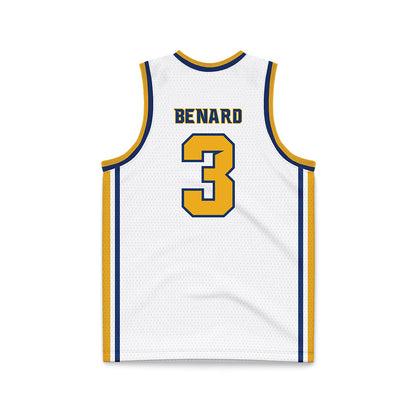 Canisius - NCAA Men's Basketball : Anthony Benard - White Basketball Jersey