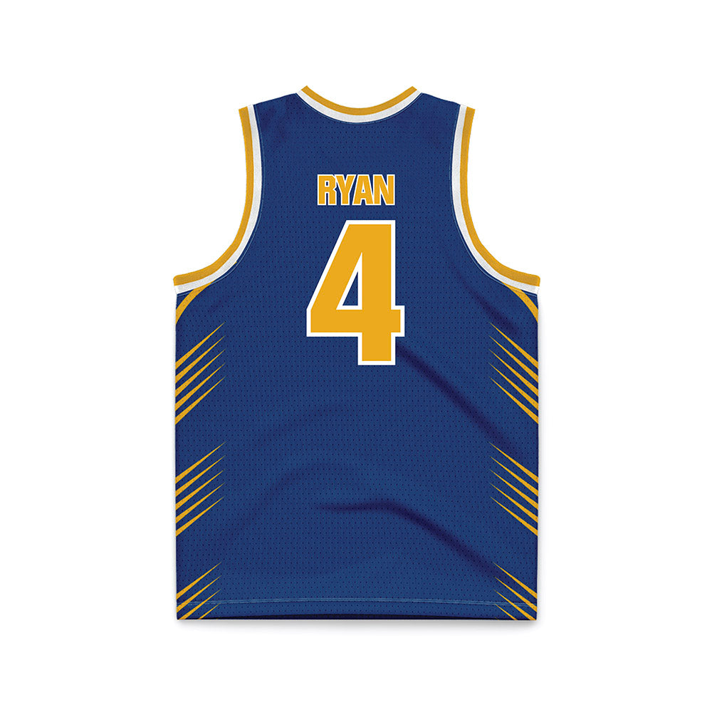 Canisius - NCAA Men's Basketball : Preist Ryan - Navy Basketball Jersey-1