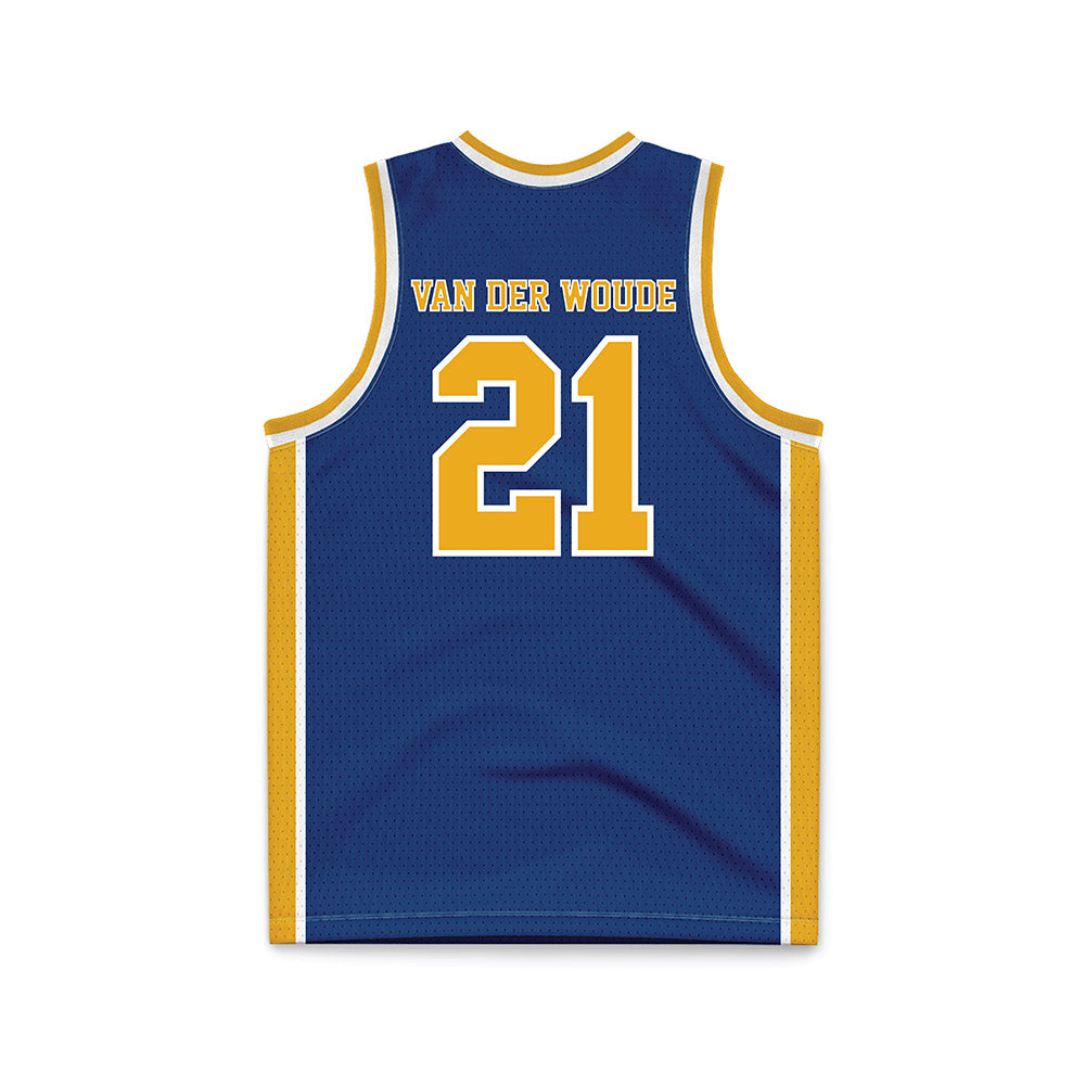 Canisius - NCAA Women's Basketball : Evie Van der Woude - Navy Basketball Jersey-1