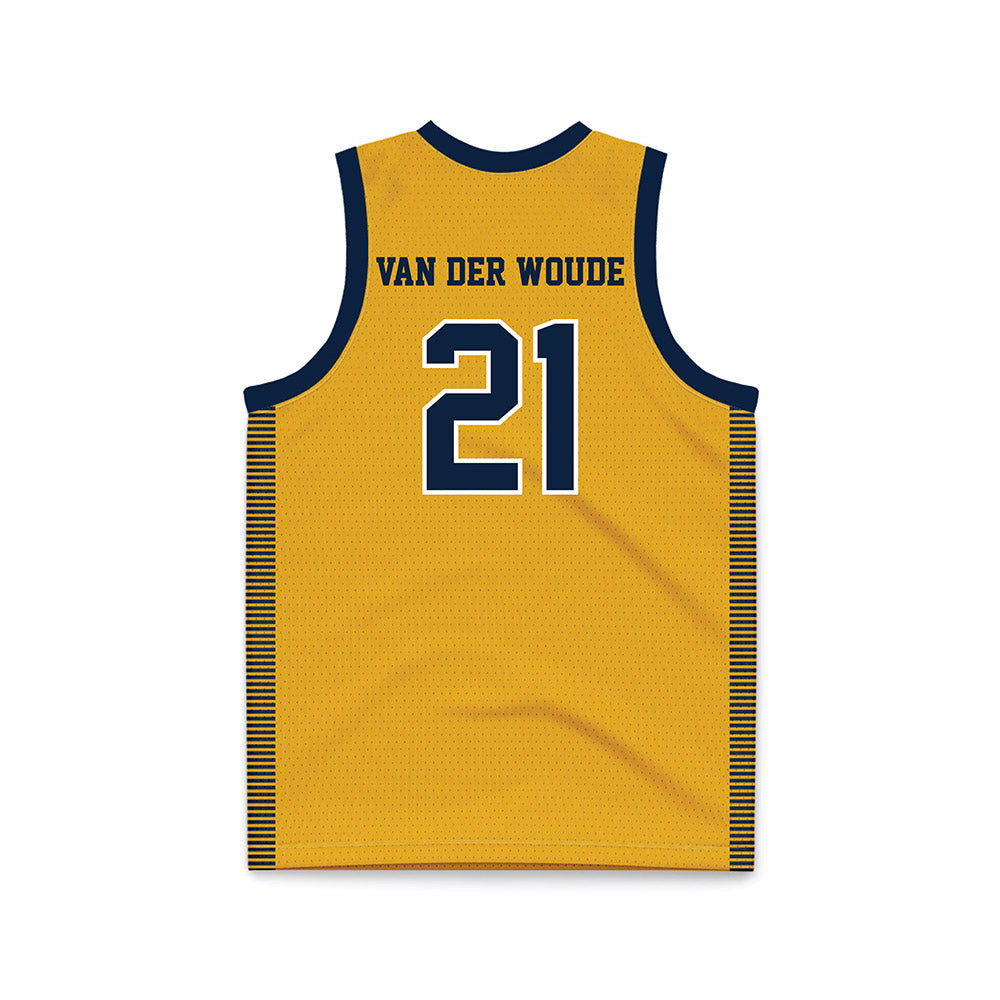 Canisius - NCAA Women's Basketball : Evie Van der Woude - Gold Basketball Jersey-1