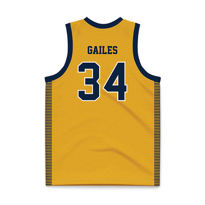 Canisius - NCAA Women's Basketball : Shariah Gailes - Gold Basketball Jersey-1
