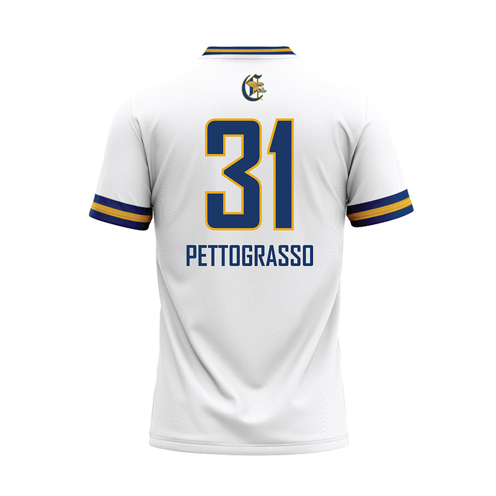 Canisius - NCAA Baseball : Ryan Pettograsso - White Baseball Jersey-1