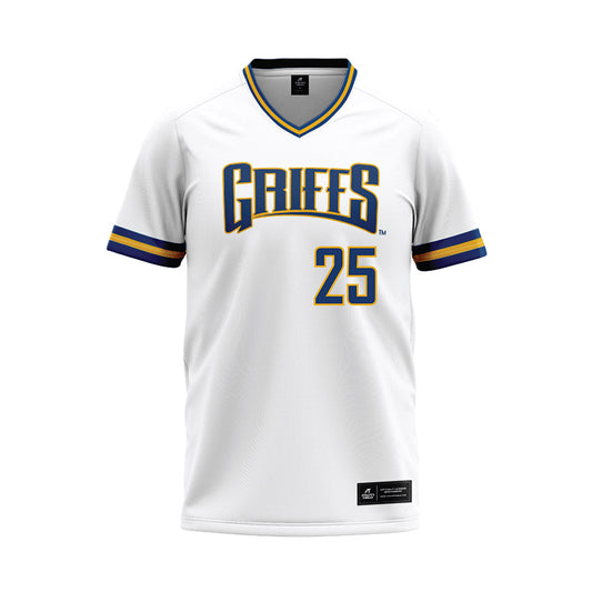 Canisius - NCAA Baseball : Travis Jenkins - White Baseball Jersey-0