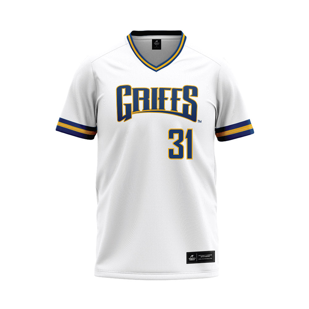 Canisius - NCAA Baseball : Ryan Pettograsso - White Baseball Jersey-0