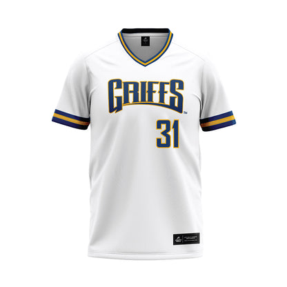 Canisius - NCAA Baseball : Ryan Pettograsso - White Baseball Jersey-0