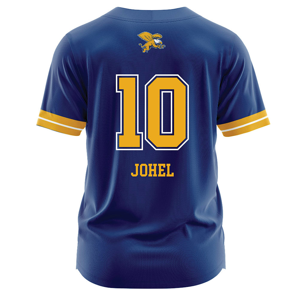 Canisius - NCAA Softball : Ella Johel - Navy Jersey-1