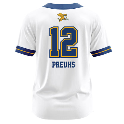 Canisius - NCAA Softball : Mia Preuhs - White Jersey-1