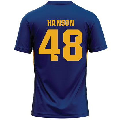 Canisius - NCAA Men's Lacrosse : Micah Hanson - Navy Lacrosse Jersey