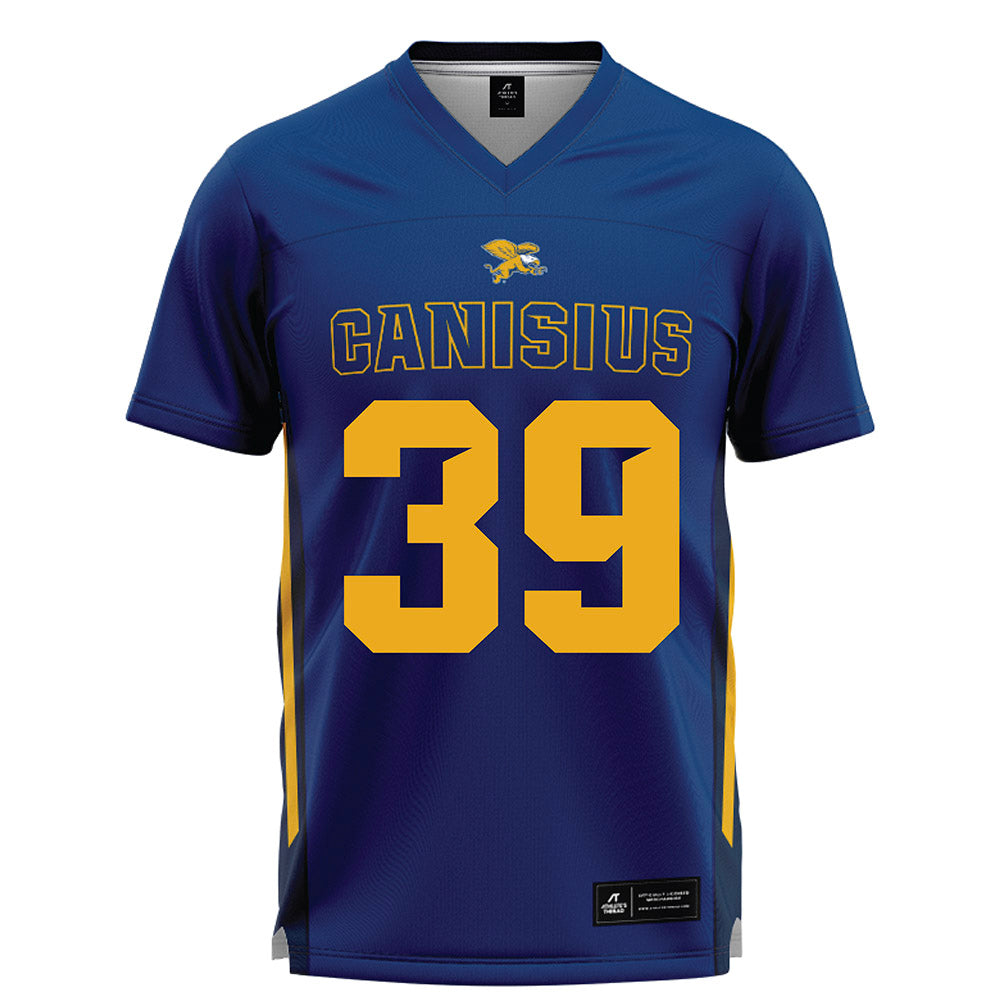 Canisius - NCAA Men's Lacrosse : Dane Kinney - Navy Lacrosse Jersey -0