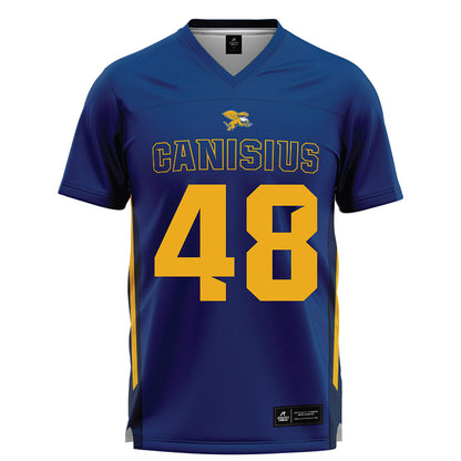 Canisius - NCAA Men's Lacrosse : Micah Hanson - Navy Lacrosse Jersey