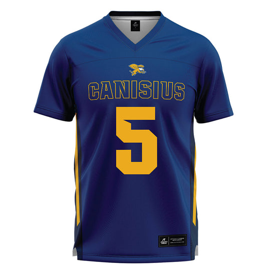 Canisius - NCAA Men's Lacrosse : Jacob Lambert - Navy Lacrosse Jersey -0