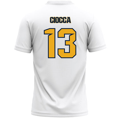 Canisius - NCAA Men's Lacrosse : Reid Ciocca - White Lacrosse Jersey -1
