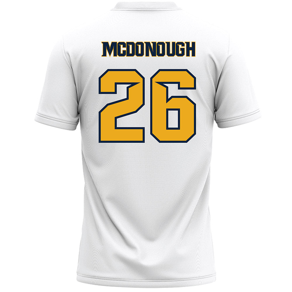 Canisius - NCAA Men's Lacrosse : Shane McDonough - White Lacrosse Jersey -1