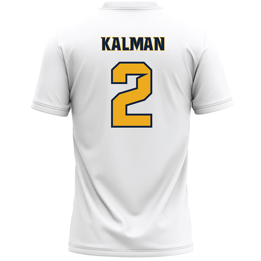 Canisius - NCAA Men's Lacrosse : Johnny Kalman - White Lacrosse Jersey -1